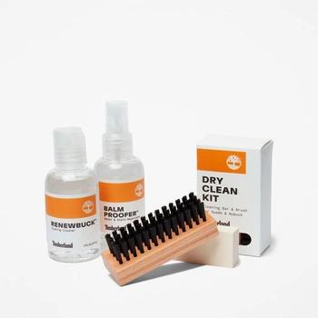 Дорожный набор Timberland Travel Kit TB0A2K5Q000 — Balm Proofer™ + Renewbuck™ (2×59 мл) + Dry Cleaning Kit