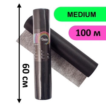 Простирадло в рулоні SanGig 0.6х100 м - Medium Чорний
