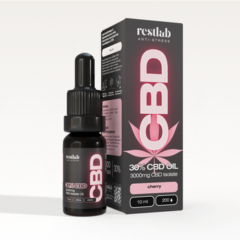 Олія з CBD RESTLAB 30% зі смаком вишні 3000 мг (10мл)