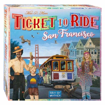 Настільна гра Asmodee Ticket to Ride: San Francisco (німецьке видання) (0824968205648)