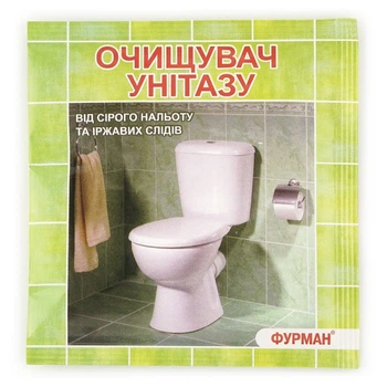 Чистящий унитаз порошок 40 г Белый (Арт 298)