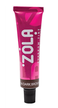 ZOLA Фарба для брів із колагеном 15ml. 04 Dark brown