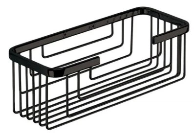 Półka prysznicowa Gedy 252 x 86 x 102 mm Czarny mat (8003341091067)