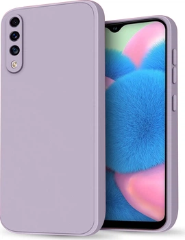 Силиконовый чехол HardCorner Samsung Galaxy A50 A505 (с микрофиброй) Lilac (34814-3B)