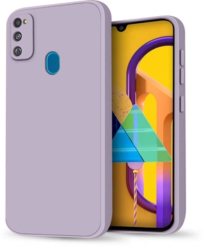 Силиконовый чехол HardCorner Samsung Galaxy M21 M215 (с микрофиброй) Lilac (34821-3B)