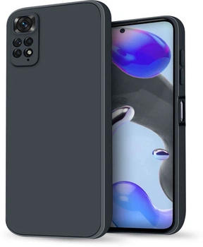 Силиконовый чехол HardCorner Xiaomi Redmi Note 11 Pro (4G/5G) (с микрофиброй) Gray Blue (35419-6D)
