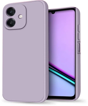 Силиконовый чехол HardCorner Realme Note 60 (с микрофиброй) Lilac (41166-3B)
