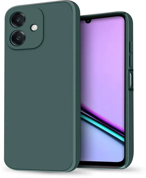 Силиконовый чехол HardCorner Realme Note 60 (с микрофиброй) Green (41166-08)