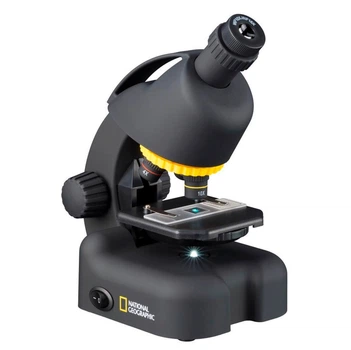 Микроскоп 40x-800x National Geographic Biolux детский для опытов Черный