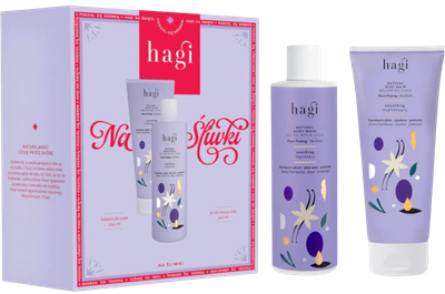 Набір Hagi Na Śliwki бальзам для тіла 200 мл + гель для душу 300 мл (5907296734761)