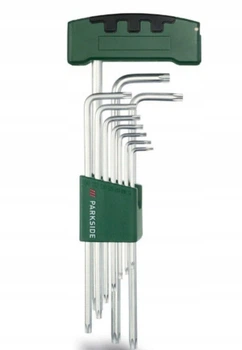 Набор штифтовых ключей Torx Parkside (9 шт.)