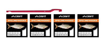 Набор крючков CRIVIT Vorfachhaken-Set, 81 шт.
