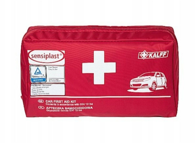 Автомобильная аптечка Sensiplast DIN 13164, 44 элемента от
