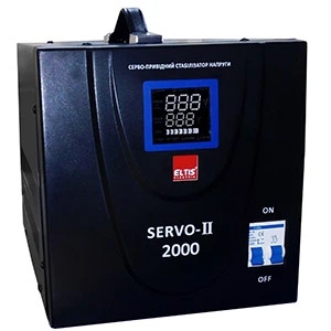 Стабілізатор напруги SERVO-II-SVC-2000VA LED цифр. 2000ВА 1-фазний Eltis Electric