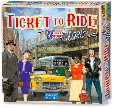 Настільна гра Asmodee Ticket to Ride: New York (голландське видання) (824968205600)
