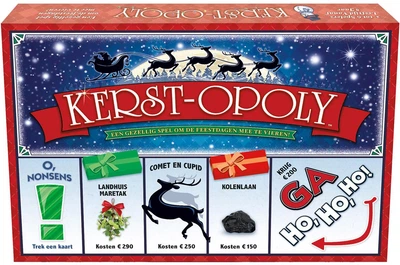 Настільна гра Late for the Sky Christmas Opoly (голландське видання) (8720634930789)