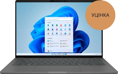 Ноутбук ASUS Zenbook A14 OLED UX3407QA-QD306W (90NB1502-M00F40) Iceland Gray + фирменный чехол - Уценка