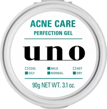 Крем-гель против акне для мужчин Uno Acne Care Perfection Gel 90 г (4550516474858)