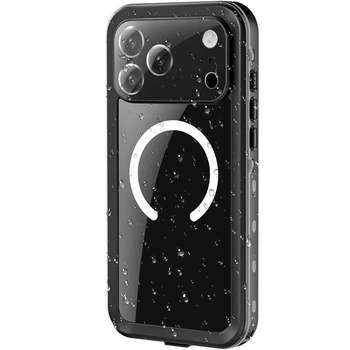 Чехол Shellbox with Magnetic Safe водонепроницаемый для Apple iPhone 17 Pro (6.3") Черный