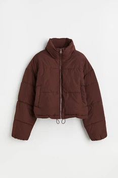 Куртка демісезонна жіноча H&M 202451-4 L(175/104) коричневий (2000004784478)