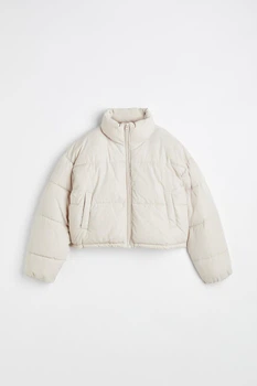 Куртка демісезонна жіноча H&M 202452-4 L(175/104) молочний (2024520005)