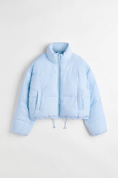 Куртка демісезонна жіноча H&M 202990-4 L(175/104) блакитний (2029900005)