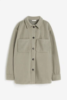 Куртка-сорочка жіноча H&M 211729-4 M(170/96) сірий (2117290004)