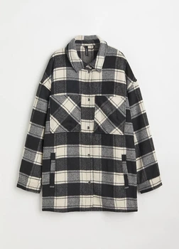Куртка-сорочка жіноча H&M 202914-4 4XL(175/152) чорний (2000005010101)