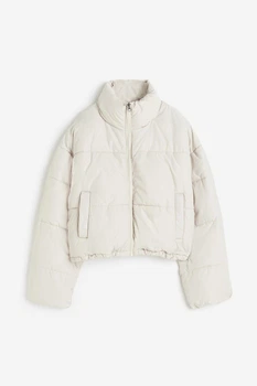 Куртка демісезонна жіноча H&M 210580-4 S(165/88) бежевий (2105800003)