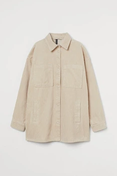 Куртка демісезонна жіноча H&M 210147-4 XS(160/80) бежевий (2101470002)