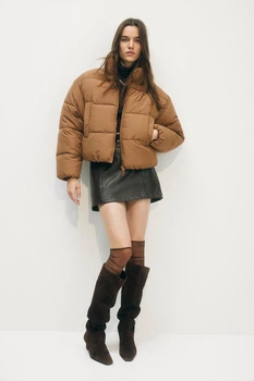 Куртка демісезонна жіноча H&M 210380-4 M(170/96) бежевий (2103800004)