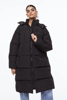 Куртка демісезонна жіноча H&M 202433-4 S(165/88) чорний (2000004784201)