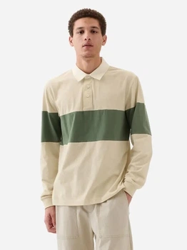 Поло довге чоловіче GAP 816393273 2XL Бежеве (1159849320)