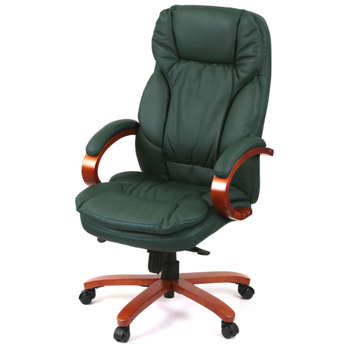 Крісло АКЛАС Тіроль EX (GB-236WW) Зелений (Шкіра Lux LC-green)