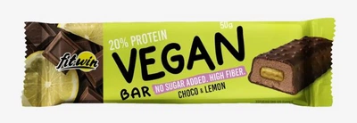 Протеиновый батончик FitWin Vegan Bar 50 г Шоколад - Лимон