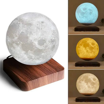 Нічник світильник левітуючий 3D Magnetic Moon 2 (L)