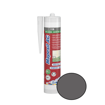 Силиконовый герметик Mapei Mapesil AC №119 серый лондон 310мл