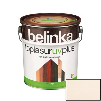 Лазурь для дерева Belinka Toplasur UV Plus 11 белая 2.5л