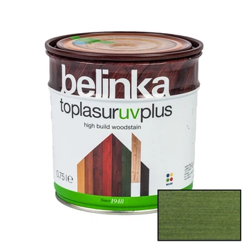 Лазурь для дерева Belinka Toplasur UV Plus 19 зеленая 0.75л