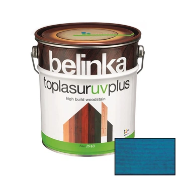Лазурь для дерева Belinka Toplasur UV Plus 72 санториново-синий 2.5л