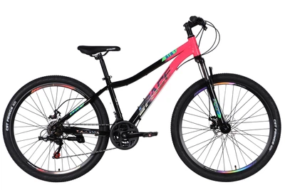 Велосипед Space ST 27.5" AURORA AM DD FR 15" 2026 Рожево-чорний (OPS-SP-27.5-091)