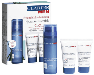 Набір для догляду Clarins Men Essentiels Hydratation зволожуючий (3666057143939)