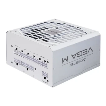 Блок живлення 750 Вт, Chieftec VEGA M, White, модульний, 80+ Gold, 135 мм FDB, 3xMolex / 6xSATA / 1x16-pin / 4x6+2-pin / 2x4+4-pin / 1x20+4-pin, захист AFC/OPP/OTP/OVP/SCP/SIP/UVP/OCP, ATX 12V 3.1 (PPG-750-CW)