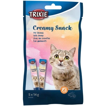 Ласощі для кішок Trixie Creamy Snacks з креветкою 5х14г 42682