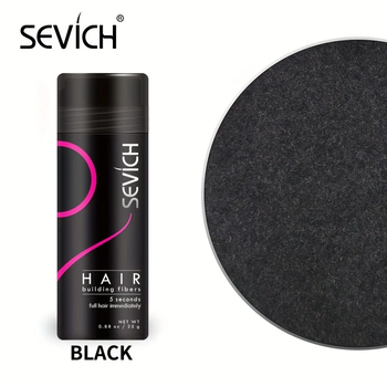 Камуфляж для волос Sevich Black креатиновые волокна 25 г