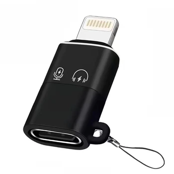 Перехідник Адаптер OTG з Type-C на Lightning для бездротових петличних мікрофонів