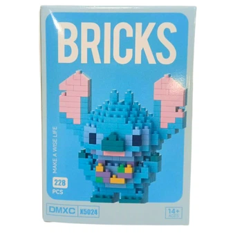Конструктор 3D Blocks Bricks Стіч, 228 деталей X-5024