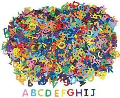 Zestaw edukacyjny Colorations Litery tekturowe 2600 szt (5710903614383)