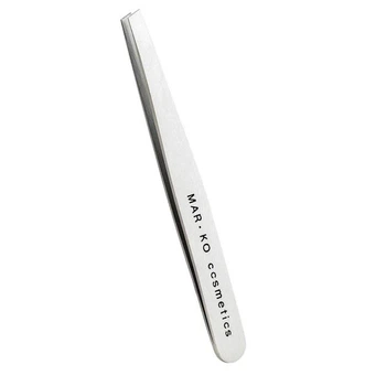 Пинцет для бровей MAR-KO Cosmetics скошенный