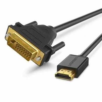 Переходник UGREEN HDMI to DVI, 2K, Male to Male, Black, 3m